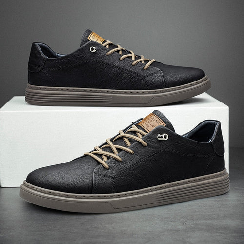 Herren Oxford Schnürschuhe aus Leder