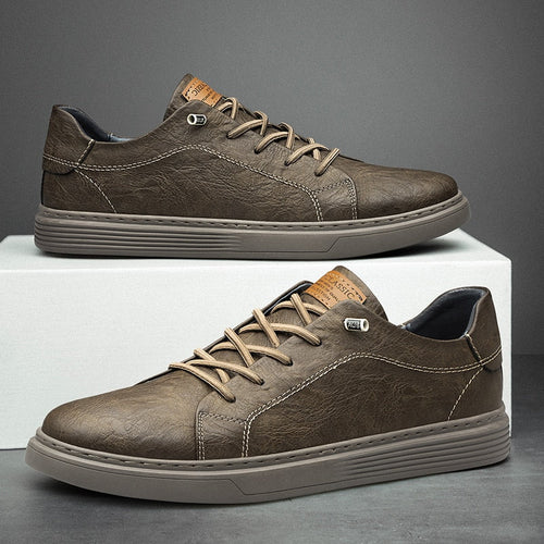 Herren Oxford Schnürschuhe aus Leder
