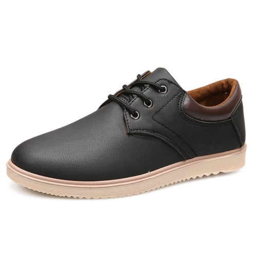 Herren Freizeit Flache Oxford Sneaker