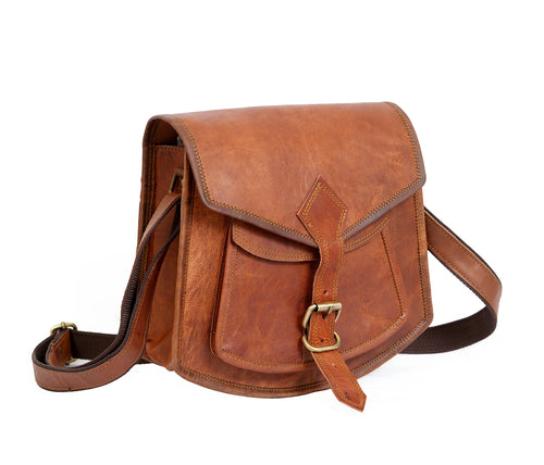 Lederhandtasche Damen Teenager Mädchen Geldbörse Umhängetasche Schultertasche