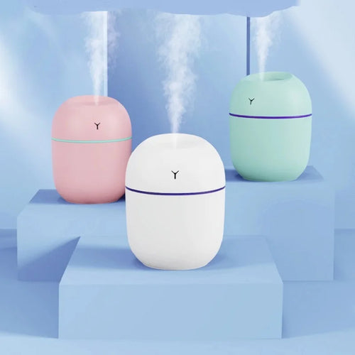 Tragbarer Ultraschall Luftbefeuchter USB Aroma Diffusor LED