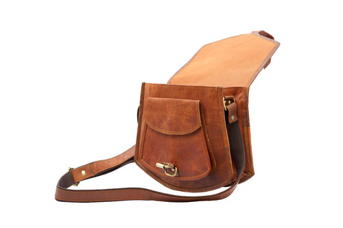 Lederhandtasche Damen Teenager Mädchen Geldbörse Umhängetasche Schultertasche